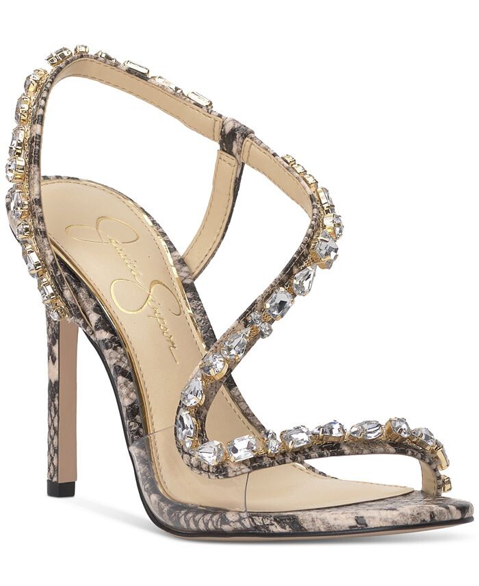 

Женские вечерние босоножки Jaycin с украшением Jessica Simpson, черный