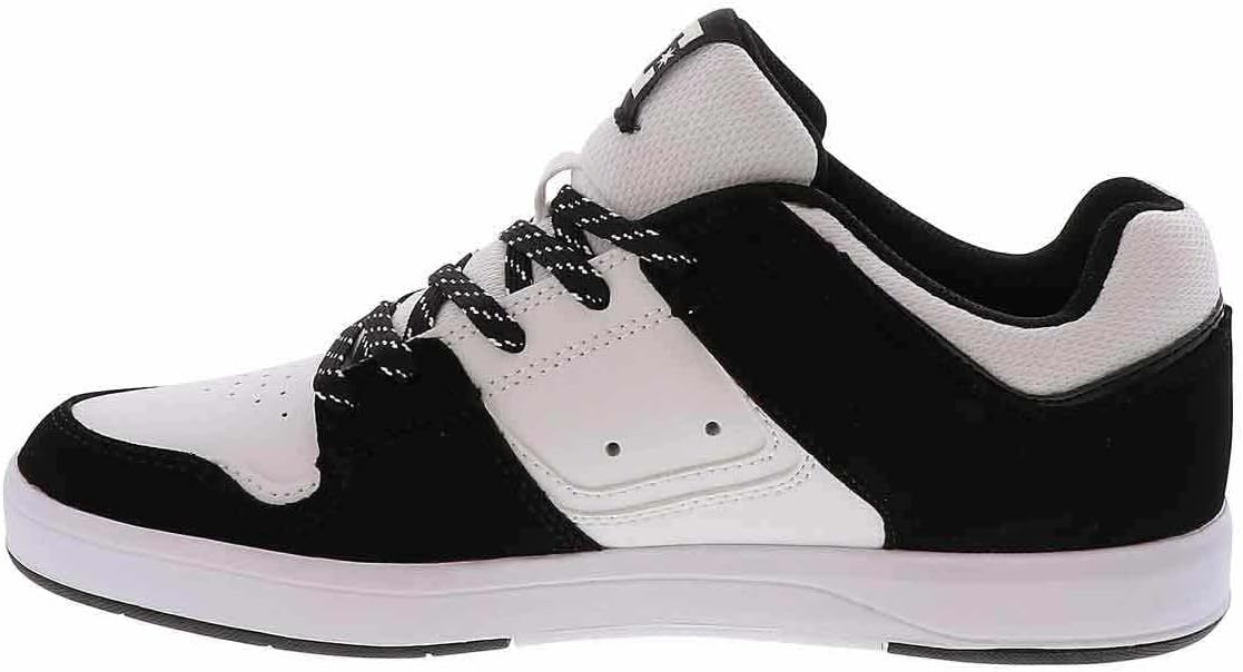 Мужские кеды DC Mens Pure Low Top с низким верхом на шнуровке для повседневного ношения и скейтбординга Dc Shoes, белый — фото 4