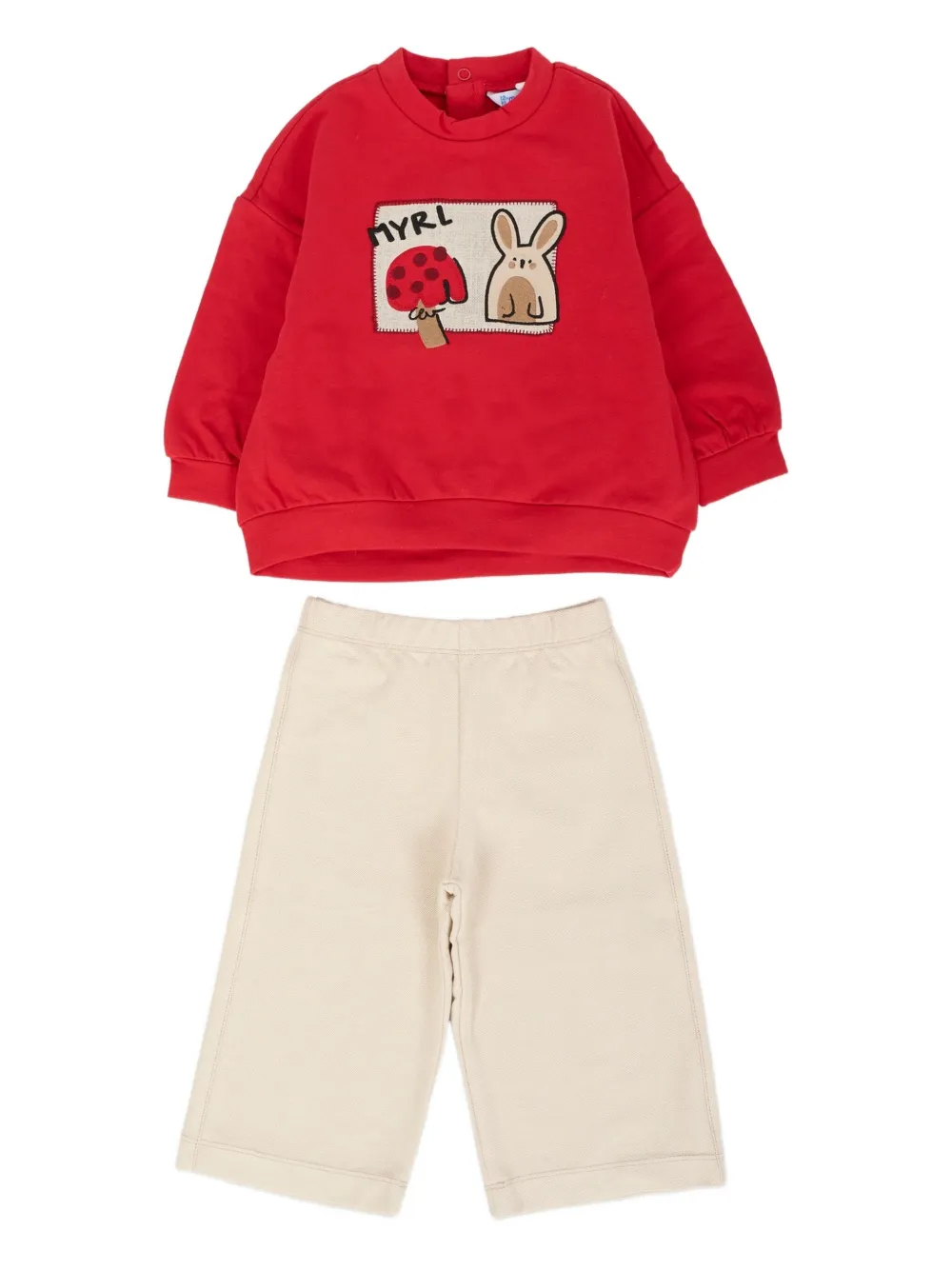 

Спортивный костюм с графическим принтом Mayoral, красный