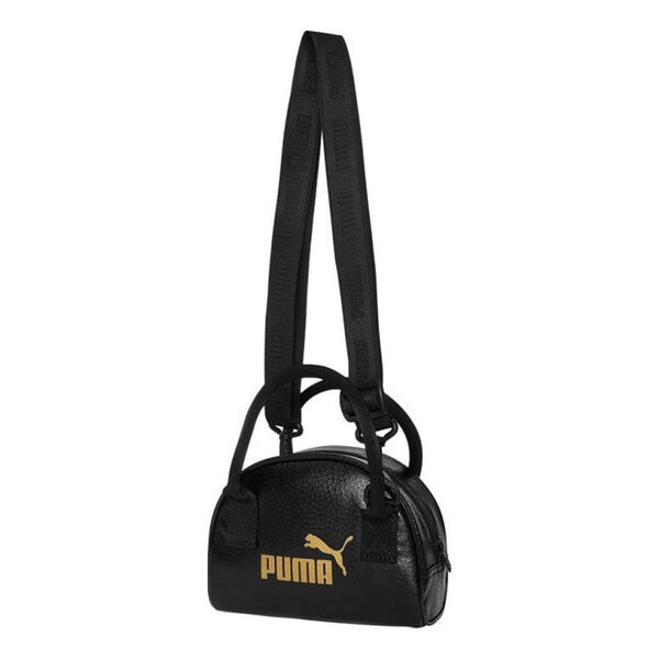 

Сумка core up mini grip bag 'black gold' Puma, черный