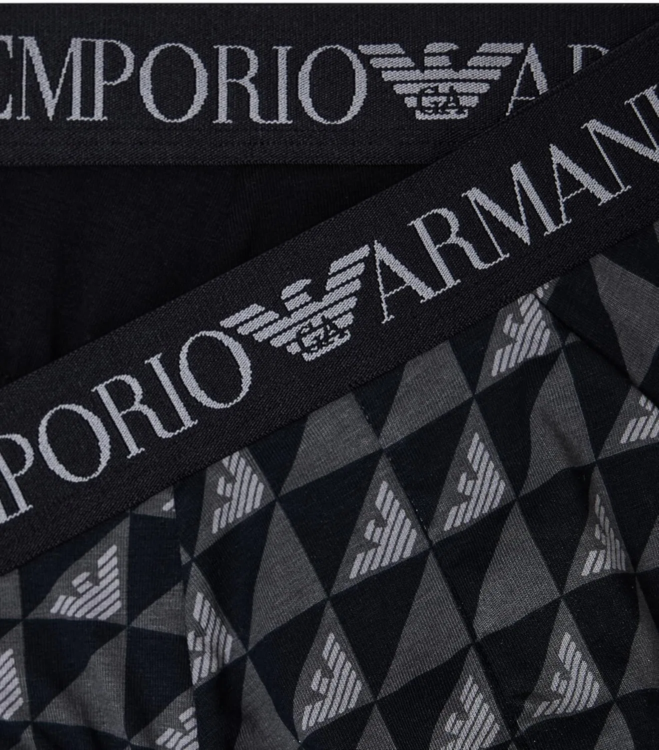 Боксеры с логотипом Emporio Armani, черный — фото 3