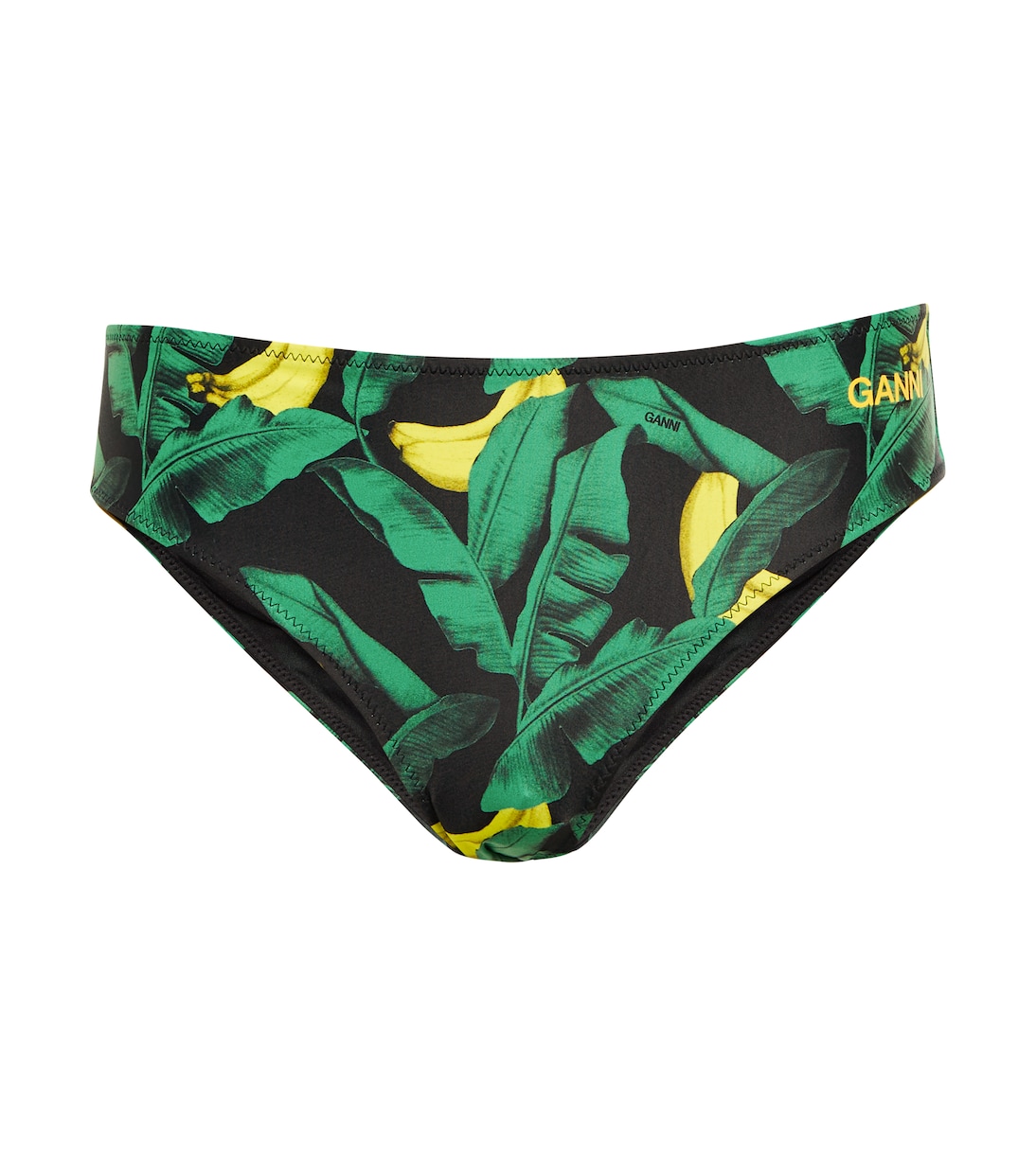 

Плавки бикини с принтом Ganni, Banana Tree Black