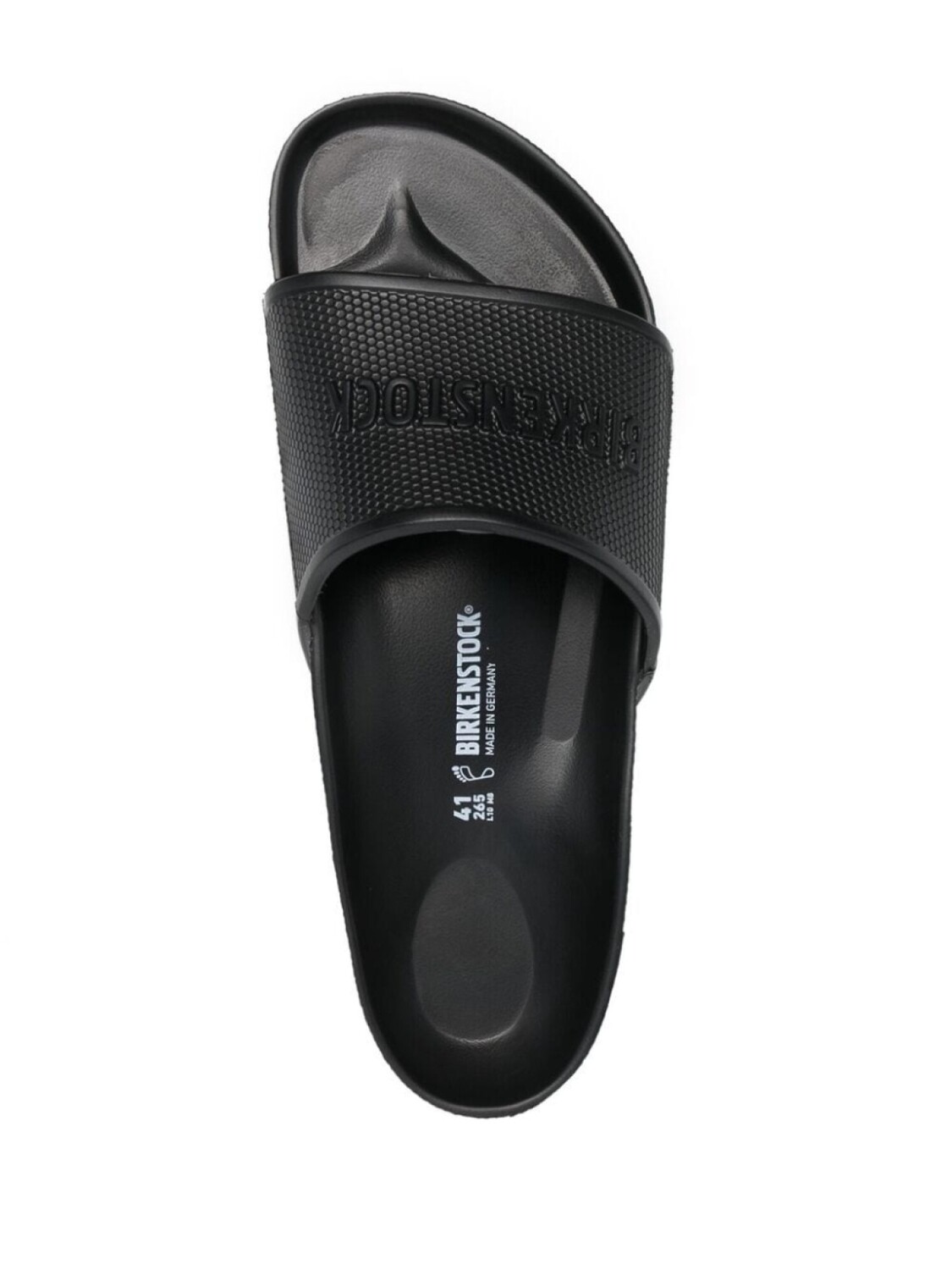 Birkenstock шлепанцы Barbados Eva с тисненым логотипом, черный — фото 4