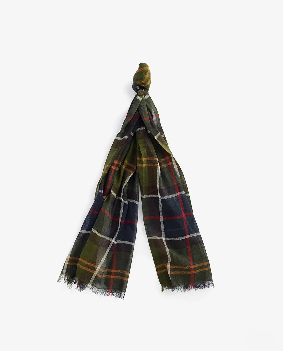 

Мужской шарф из хлопка и клетчатой ткани Barbour, мультиколор