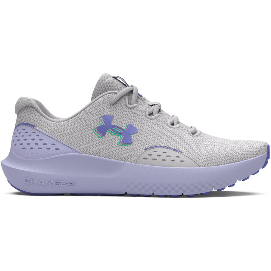 Кроссовки Under Armour Ua W Charged Surge 4, серые, женские