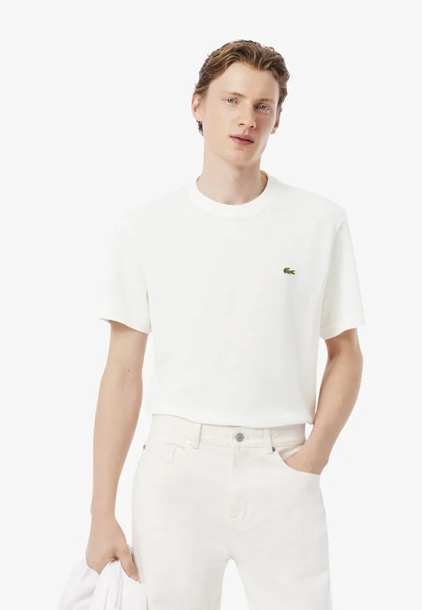 Простая футболка Lacoste, Blanc-V