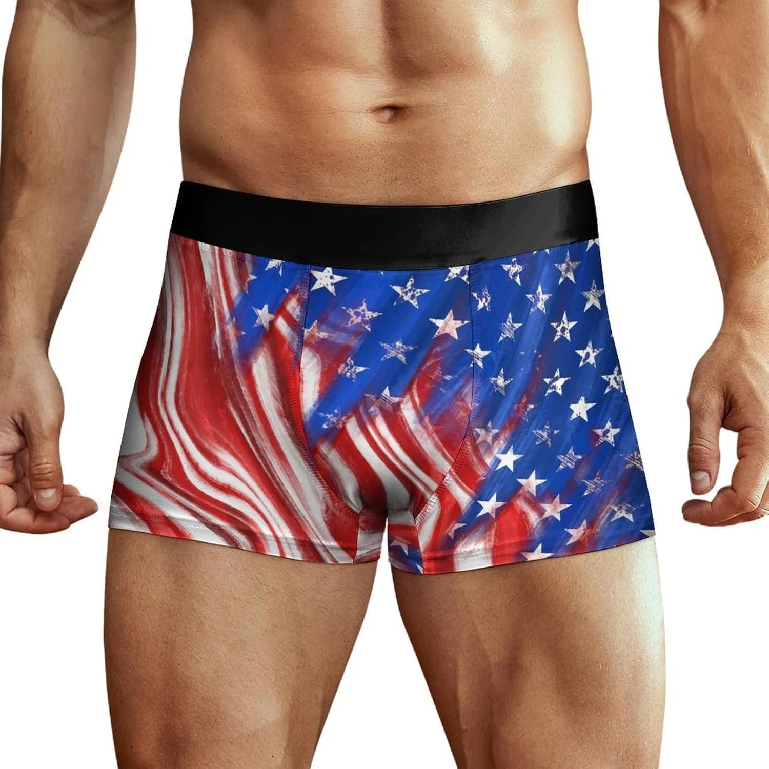 Боксеры с принтом, American Flag-1