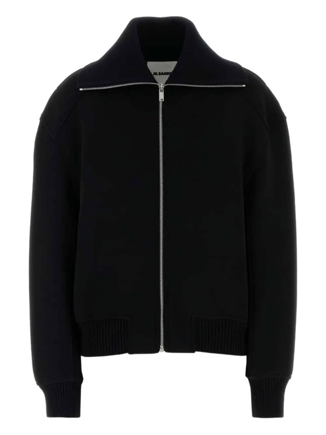 

Куртка с застежкой-молнией спереди Jil Sander, черный