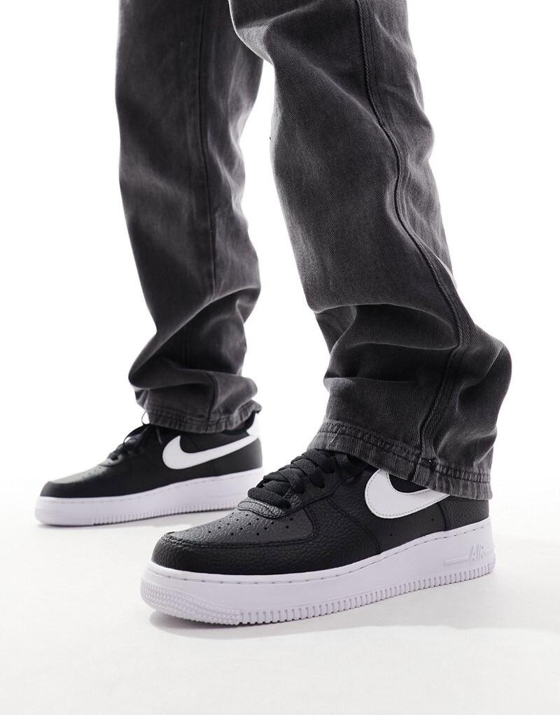 

Черно-белые кроссовки Nike Air Force 1'07, Черный, Черно-белые кроссовки Nike Air Force 1'07