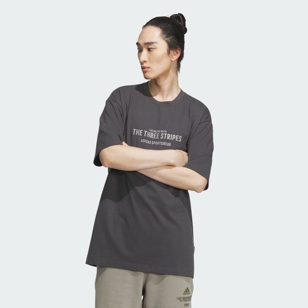 

Футболка Adidas Barbie short sleeve T-shirt, цвет Dark Gray Heather Solid Gray