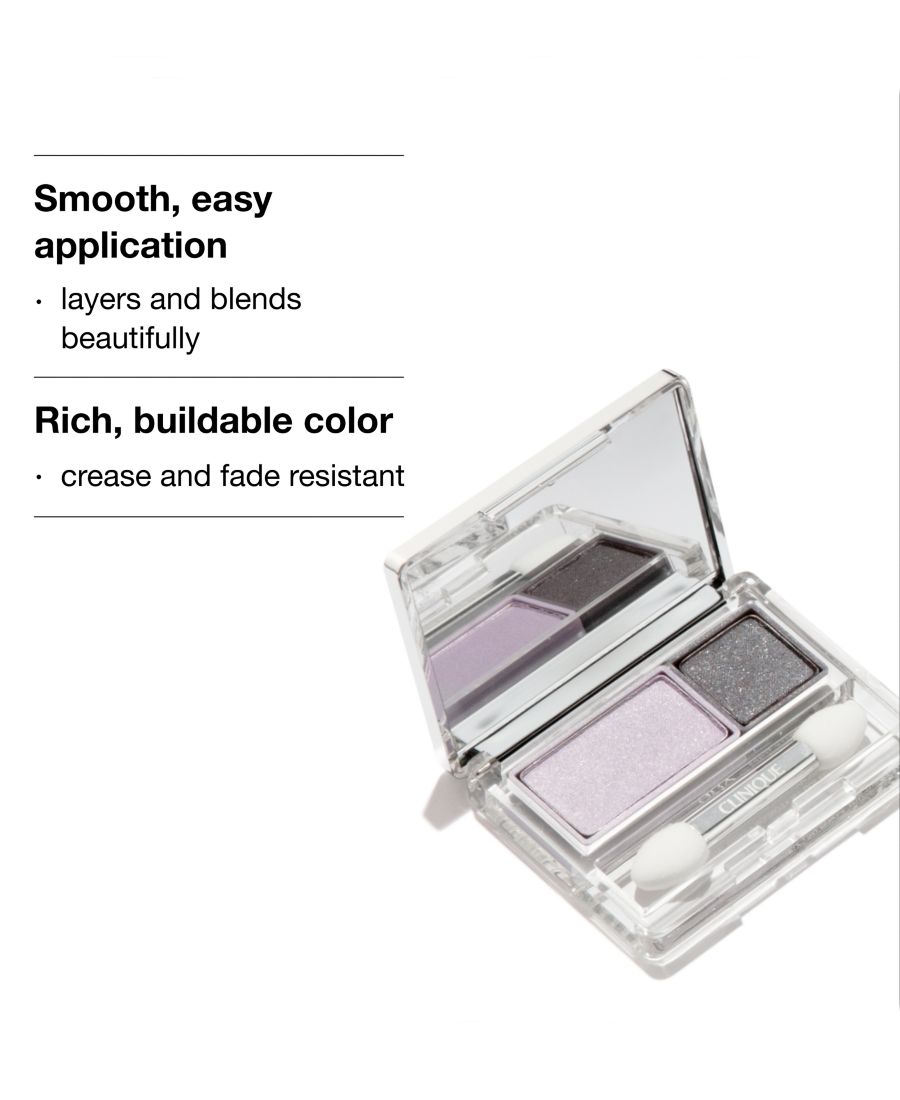 Набор двухцветных теней для век All About Shadow, 0,05 унции Clinique, цвет beach plum — фото 4