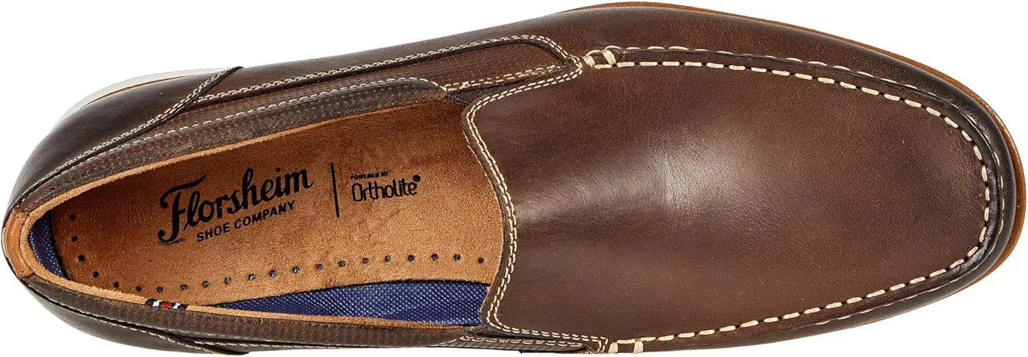 Лоферы Florsheim, коричневый Brown Crazy Horse — фото 2