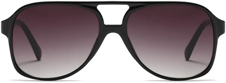 

Солнцезащитные очки Freckles Mark в винтажном стиле ретро 70-х годов для женщин и мужчин, классические большие квадратные очки-авиаторы, модные очки, Black