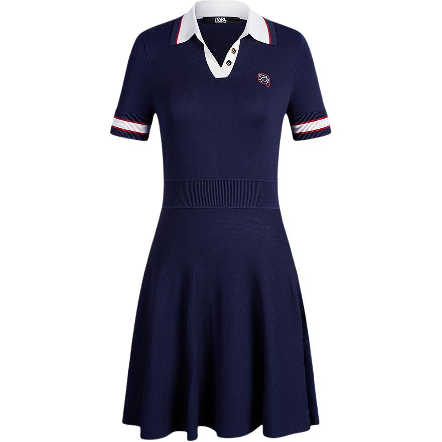 

KARL LAGERFELD / Karl Lagerfeld Jeans Karl Lagerfeld платье с короткими рукавом женское Navy Blue