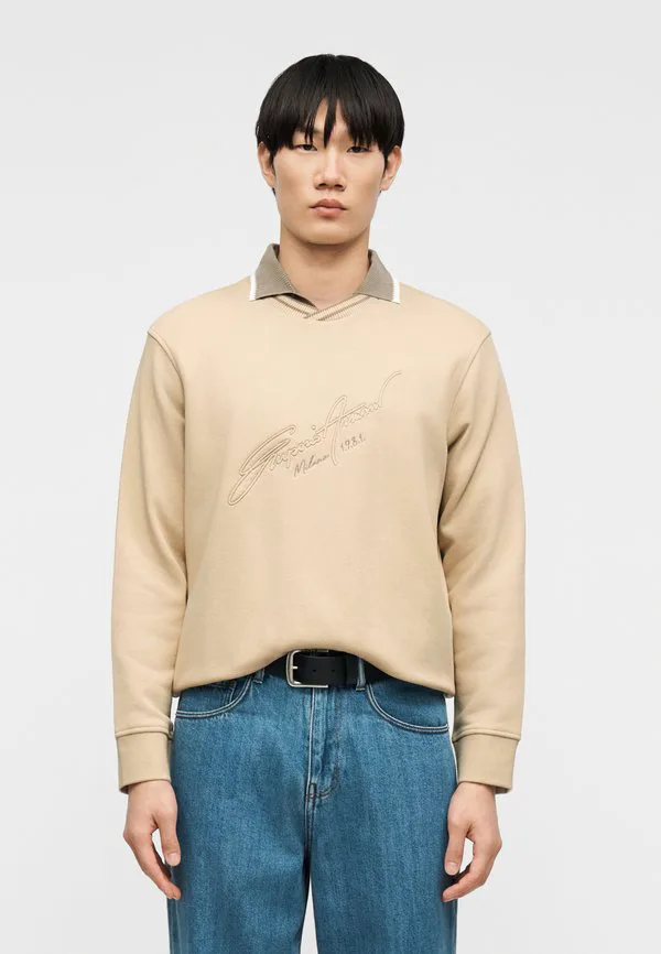 

Толстовка Emporio Armani, French Oak, Бежевый, Толстовка Emporio Armani, French Oak