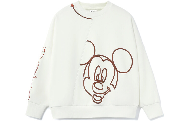 

Свитшот Disney X Disney женский белый Lining
