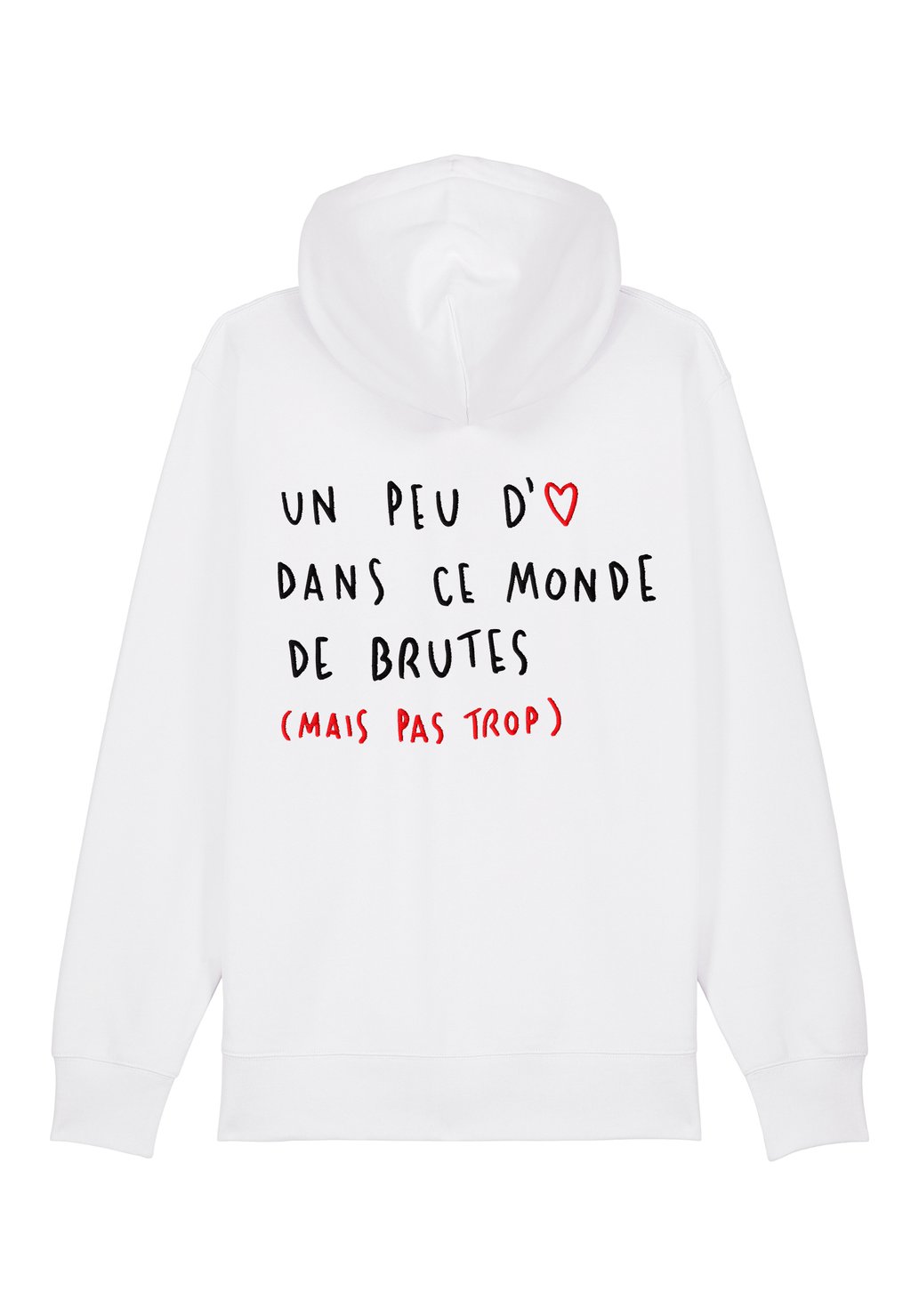 

Толстовка на молнии BRUTE BACK EMBROIDERY Mira Paris, белый