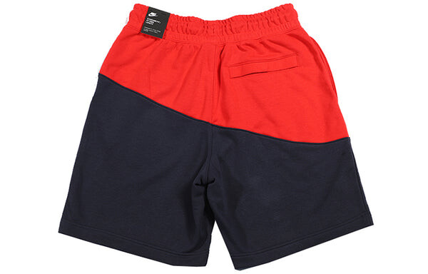Шорты sportswear swoosh small sports shorts blue red Nike, красный — фото 2