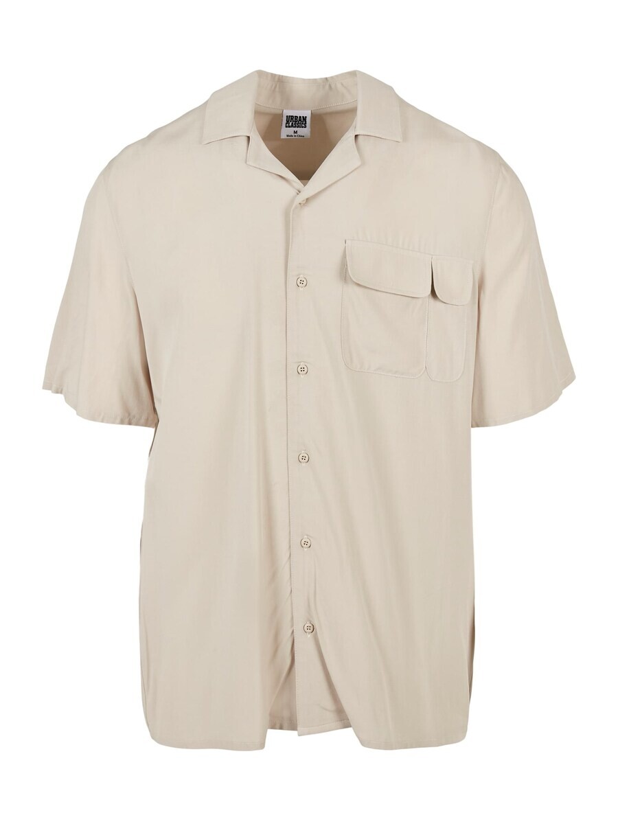 

Повседневная рубашка Urban Classics Comfort fit Button Up Shirt, бежевый