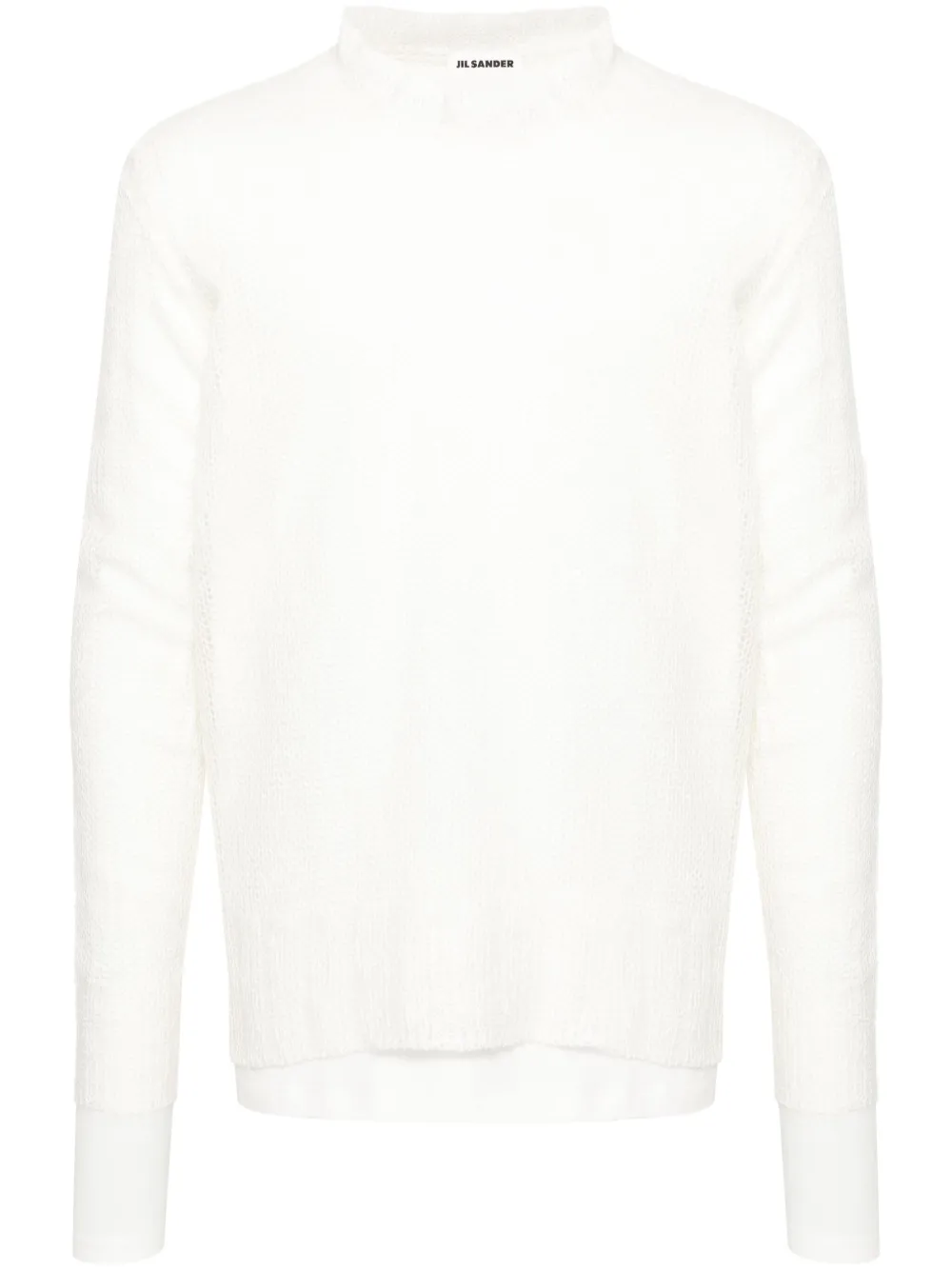 

Джемпер с логотипом JIL SANDER, белый