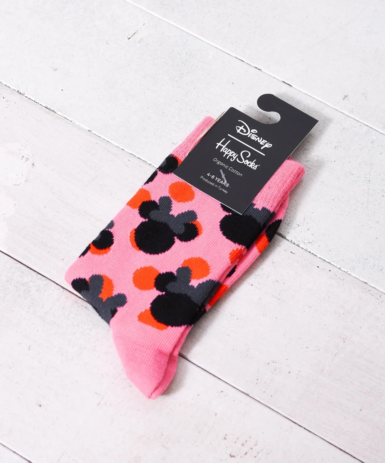 Носки Disney × HappySocks KIDS, розовые