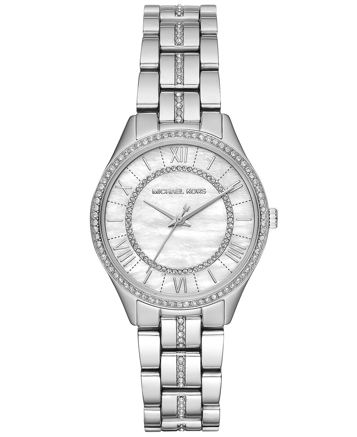 

Женские мини-часы Lauryn с браслетом из нержавеющей стали, 33 мм Michael Kors