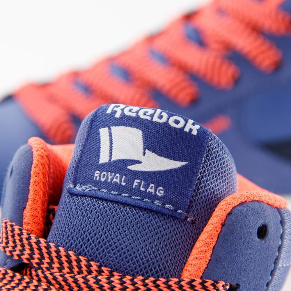 Кроссовки с королевским флагом Reebok, синий — фото 4