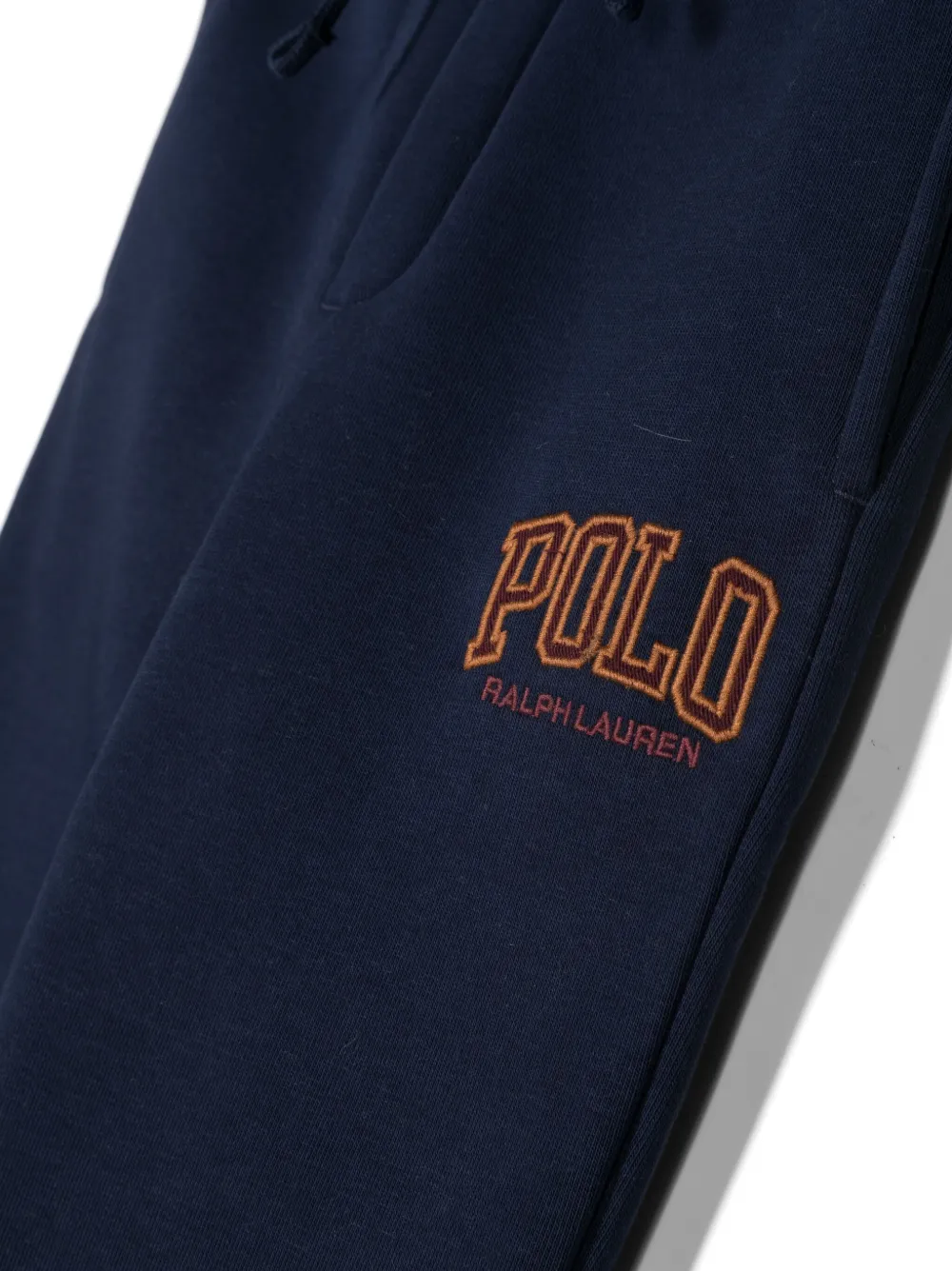 Спортивные брюки с вышитым логотипом POLO RALPH LAUREN KIDS, синий — фото 3