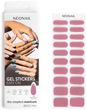 

Наклейки для ногтей NEONAIL Easy On Gel Stickers, M08 20 szt.