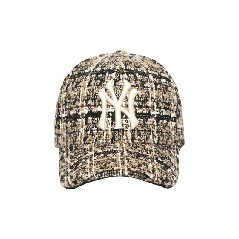 

MLB Полиэстеровая бейсболка женская бежевая, Beige