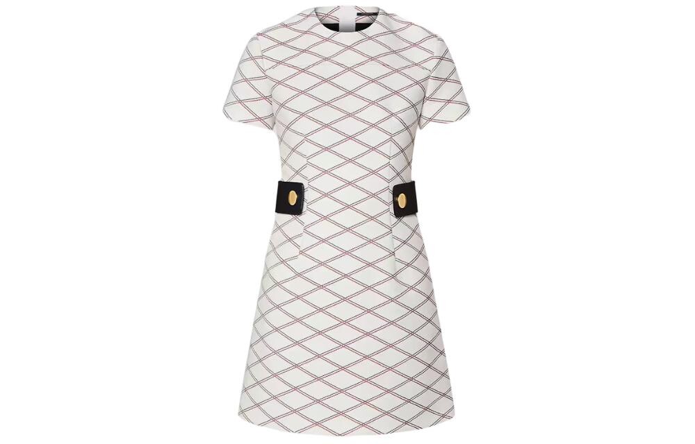 

Платье с короткими рукавами женское многоцветное Louis Vuitton