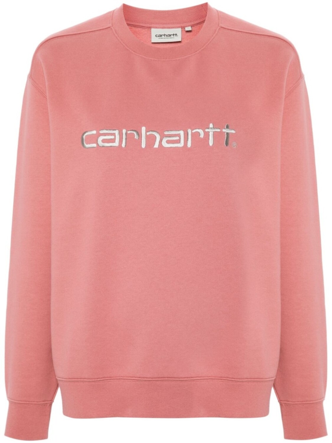 

Carhartt WIP толстовка с вышитым логотипом, розовый