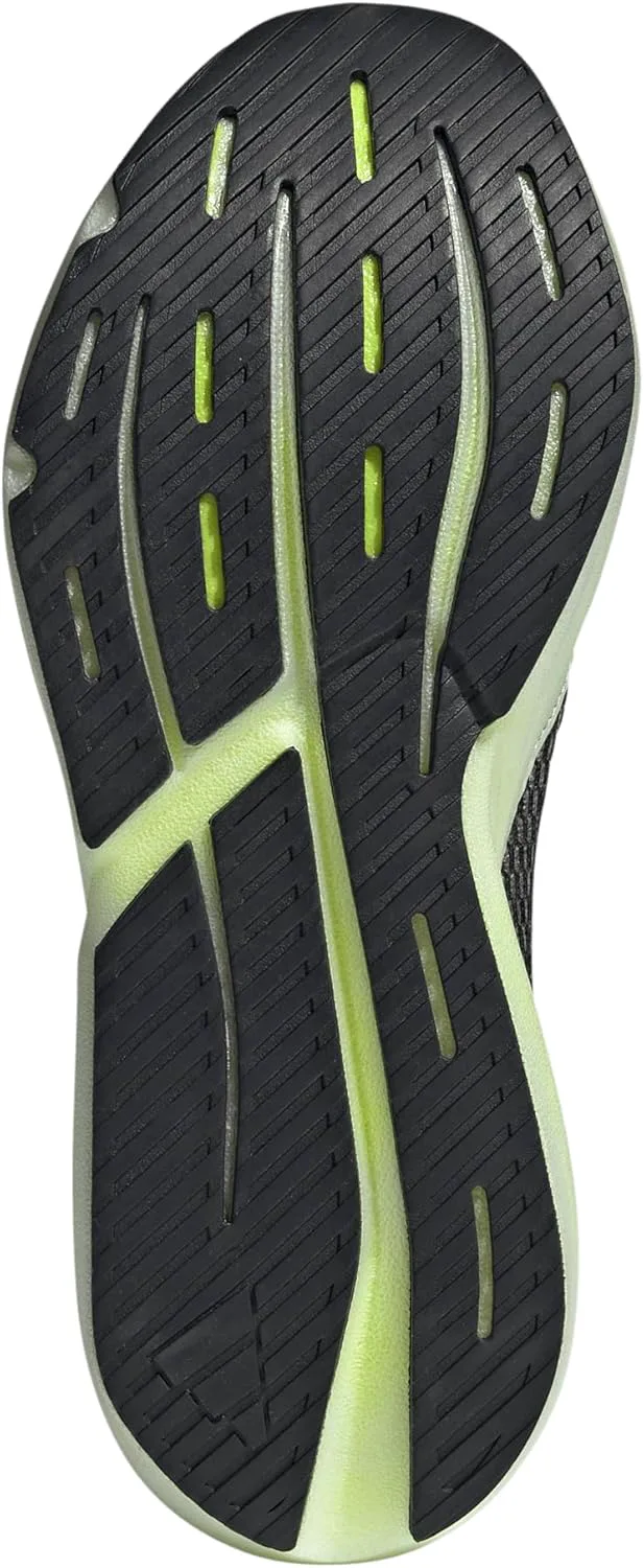 Мужские кроссовки Adidas Lightblaze Glow на шнуровке для повседневной носки - синие, черный/бежевый — фото 3
