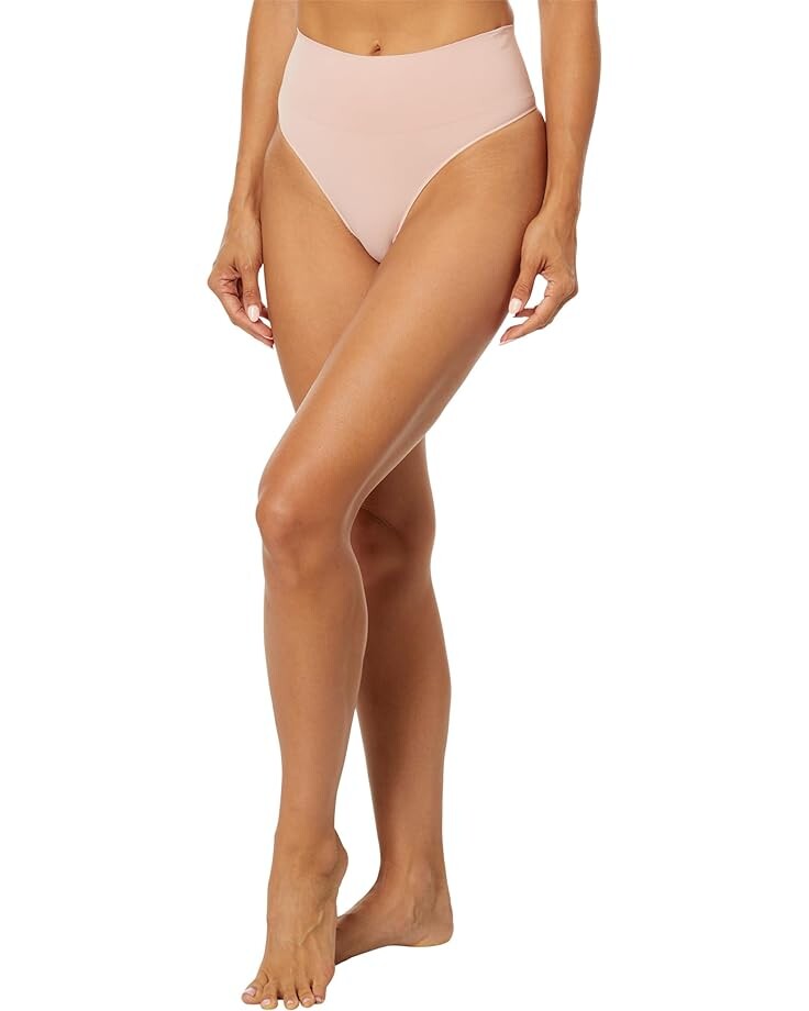 

Стринги Spanx Ecocare Everyday Shaping Thong, цвет NEW Vintage Rose