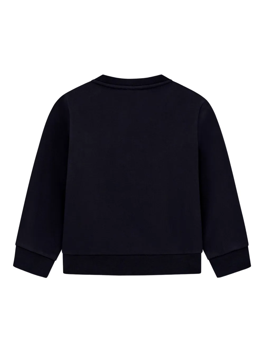 Свитшот с логотипом Emporio Armani Kids, черный — фото 2