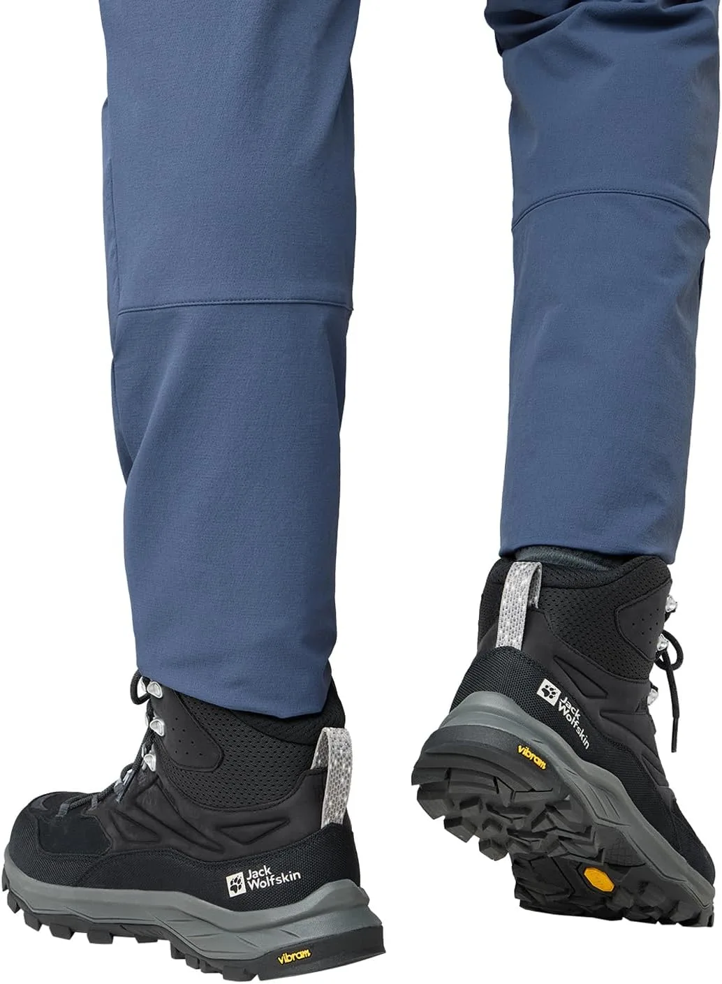 Мужские повседневные кроссовки Jack Wolfskin Cyrox Texapore Mid M, черный — фото 2