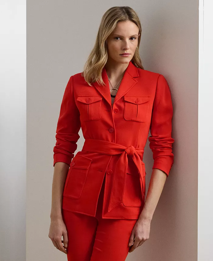 

Женская куртка Cady Stretch с поясом Lauren Ralph Lauren, красный
