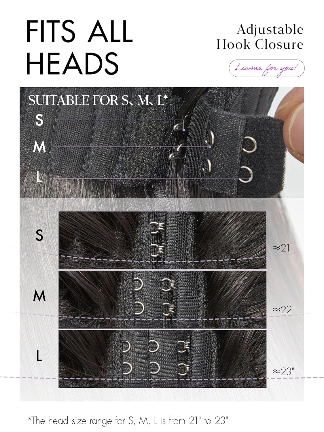 Женский парик LUVME HAIR из натуральных волос с кружевной передней частью Luvme Hair — фото 3