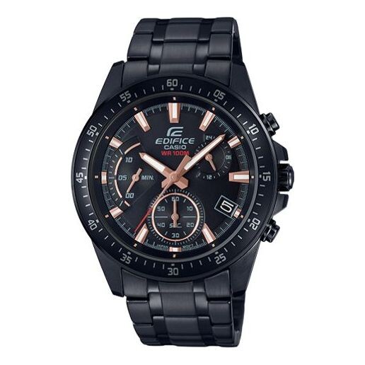 

Часы CASIO Waterproof EDIFICE Quartz Sports Shockproof Sapphire Crystal Mens Black Analog, черный