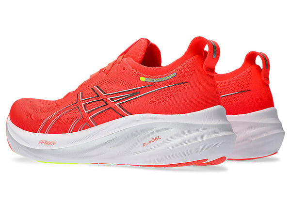 Кроссовки гель нимбус 26 Asics, красный — фото 4