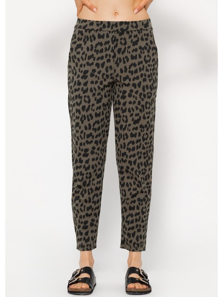 

Тканевые брюки SASSYCLASSY, цвет khaki i schwarz