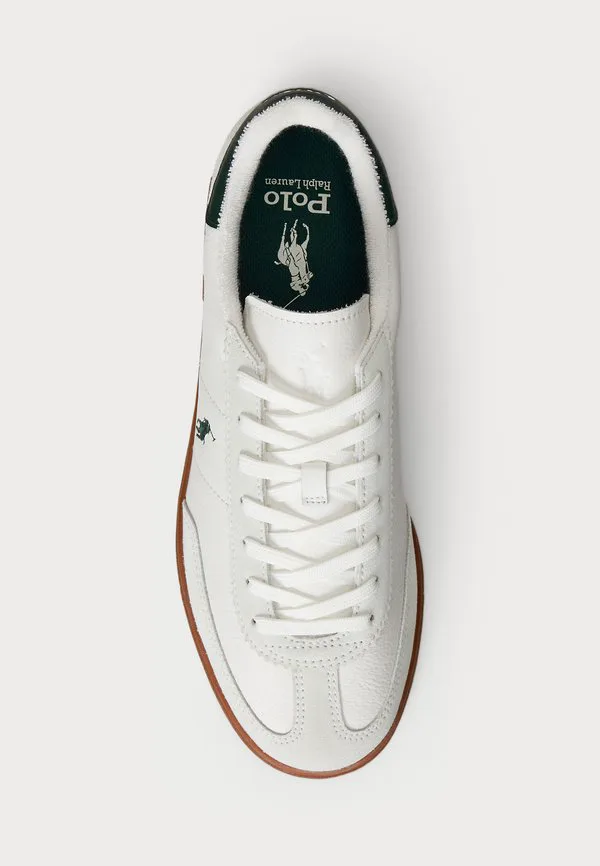 Кроссовки bedford из кожи и замши Polo Ralph Lauren, Off White/Forest — фото 4