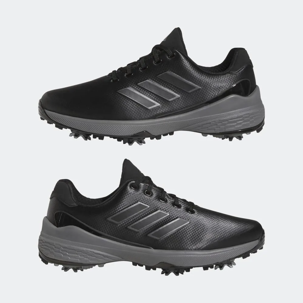 Мужские гольф-кроссовки Adidas ZG23, черный/темно-серебристый/металлик — фото 4