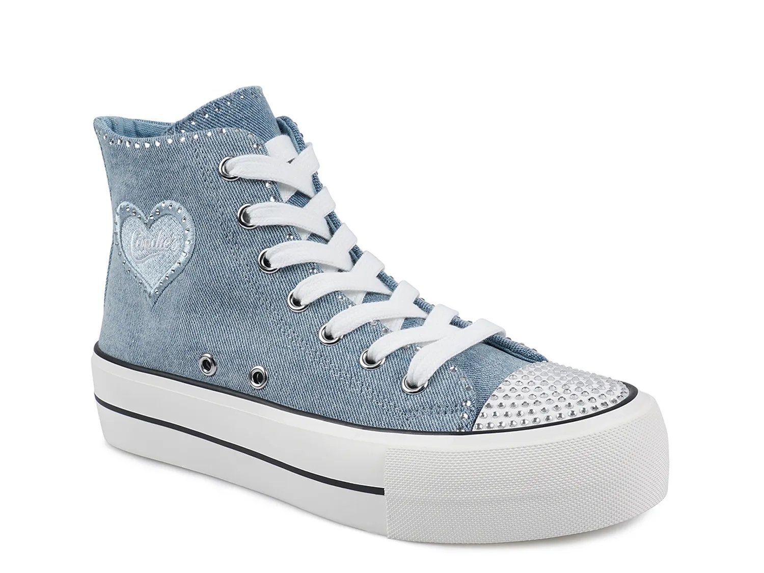 Кроссовки Candie's Lizzy Platform High-Top Sneaker, синий