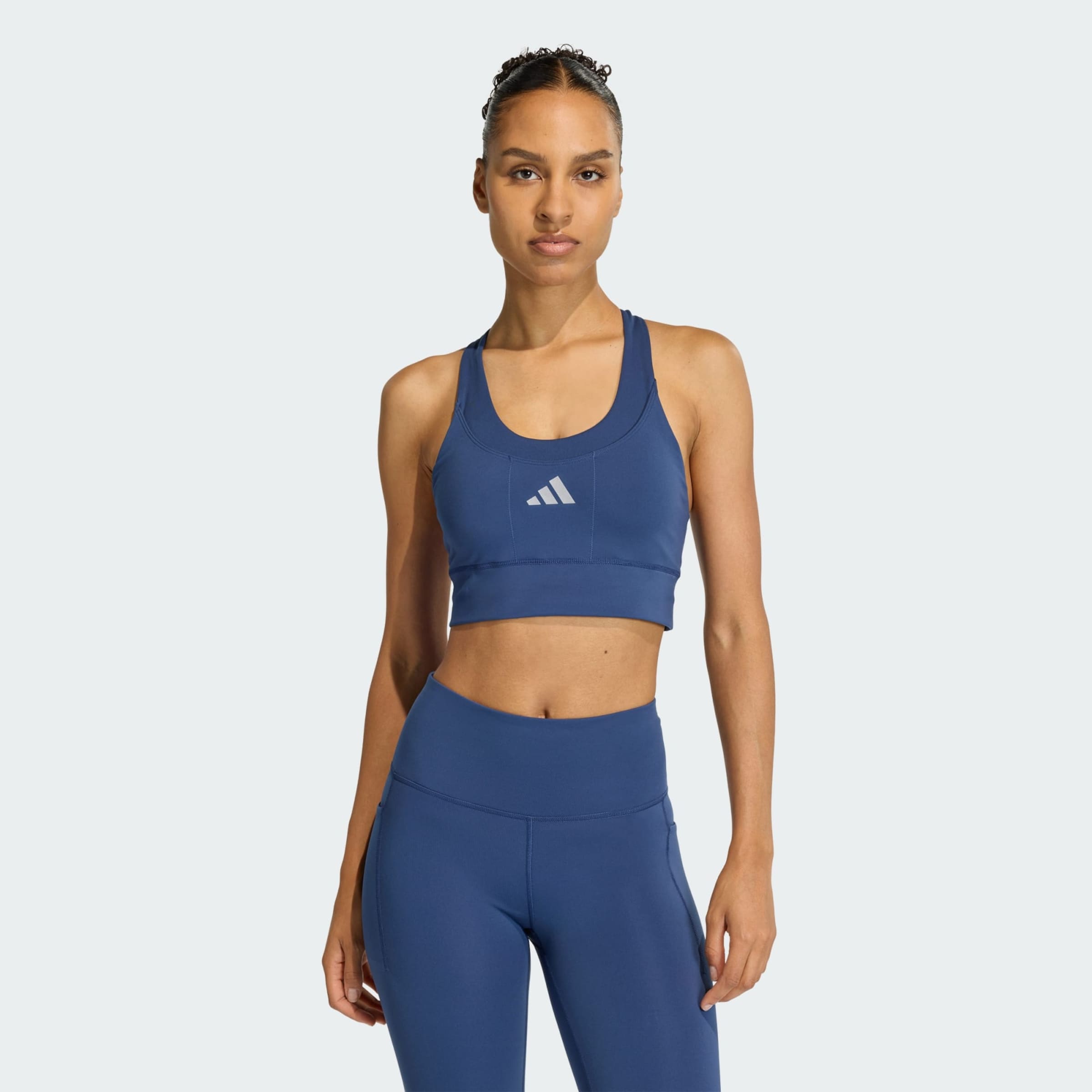Adidas Performance Спортивный бюстгальтер-бралетт 'Adi365' в темно-синем цвете — фото 3