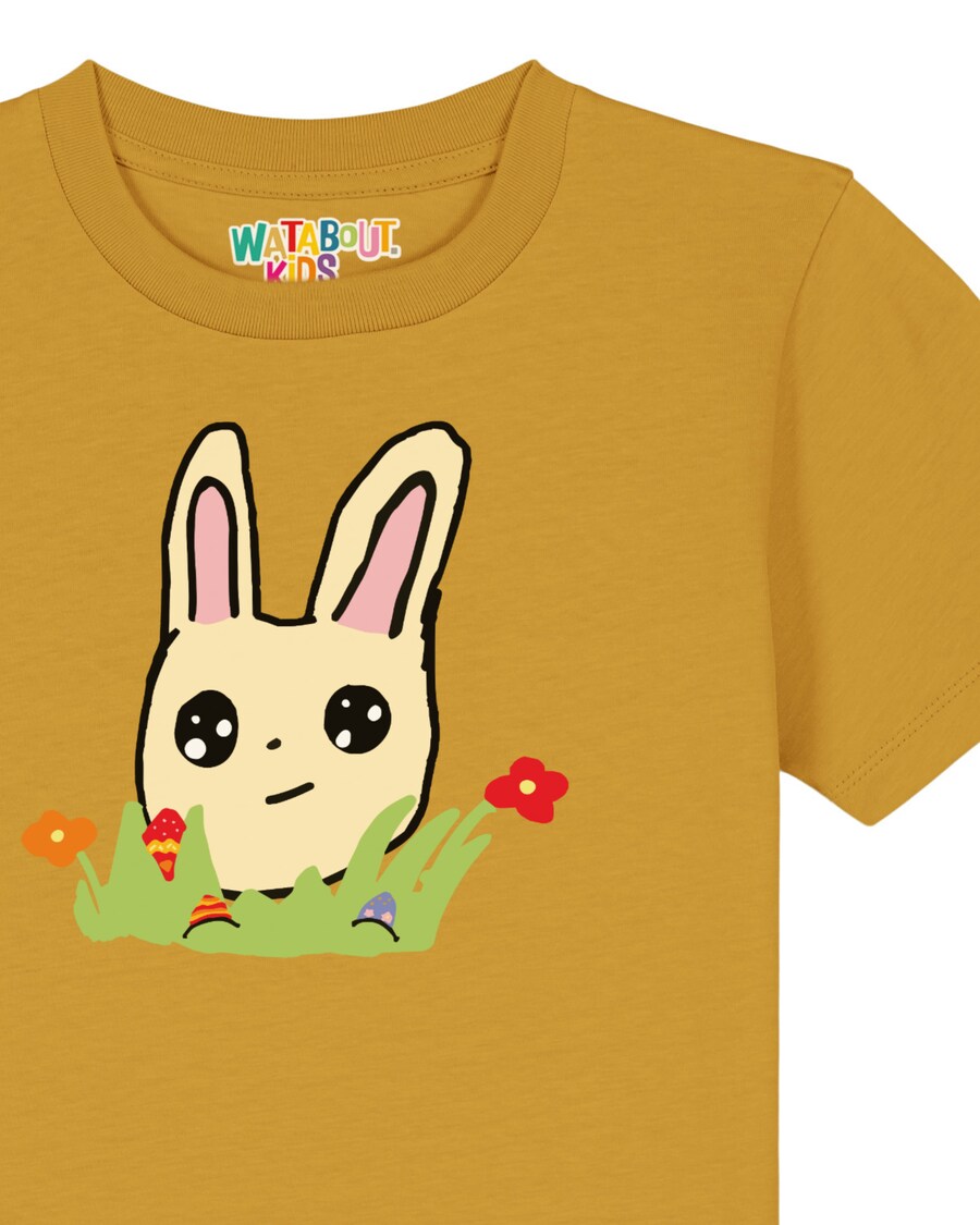 Рубашка watabout.kids Osterhase Mit Blumen, светло-желтый — фото 4