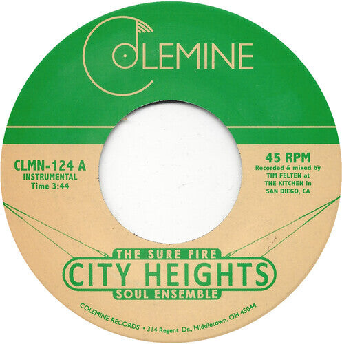 

Сингл 7" Sure Fire Soul Ensemble: City Heights / Strollin' Adams