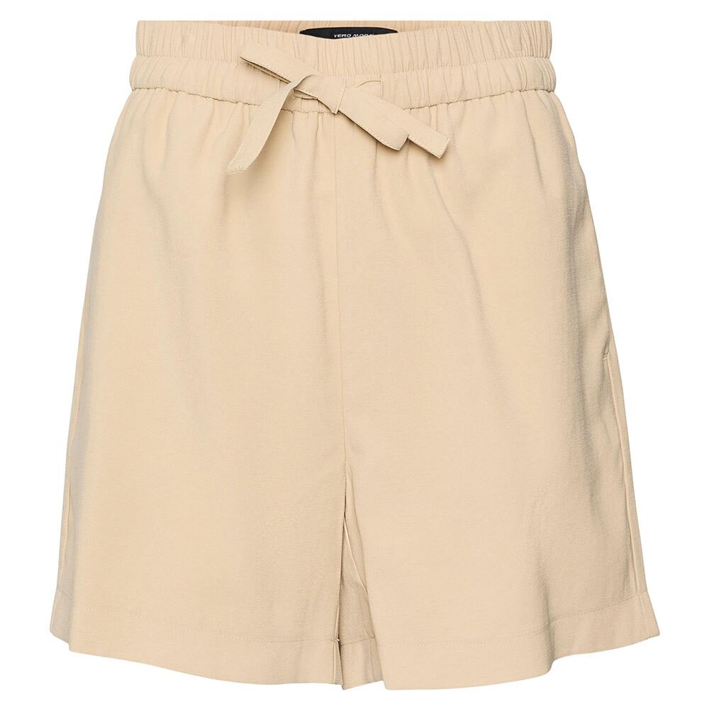 

Шорты Vero Moda Carmen Loose Fit High Waist, бежевый