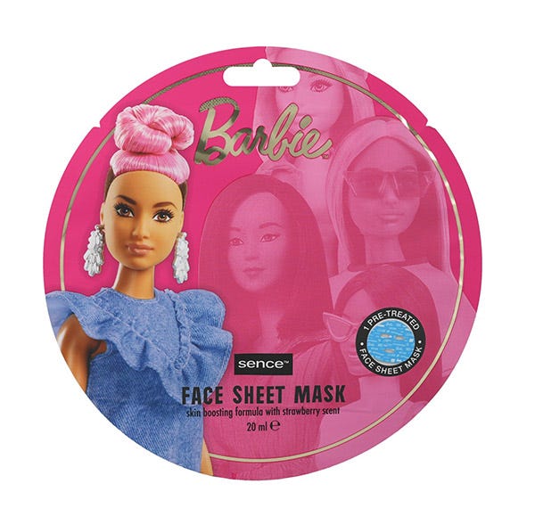 

Синяя узорчатая маска для лица SENCE Barbie