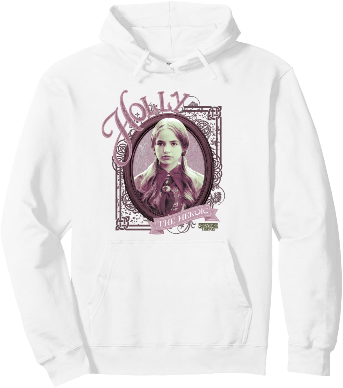 

Худи с портретом Холли Уилер из сериала «Очень странные дела» Stranger Things, белый